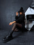 ELYNDI extended wool sweater - BLACK PRE-ORDER